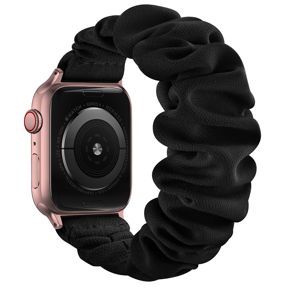 Elastic Hair Band Replacement Watch Strap for Apple Watch Series 9 8 7 6 SE (2023) SE(2022) 40mm 3 2 1 38mm Size: S Elastic Hair Band Replacement Watch Strap for Apple Watch Series 9 8 7 6 SE (2023) SE(2022) 40mm 3 2 1 38mm Size: S